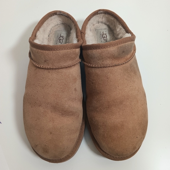 UGG Classic Slipper Classic Micro Mini Suede Boot Brown Size 10 - Picture 10 of 13